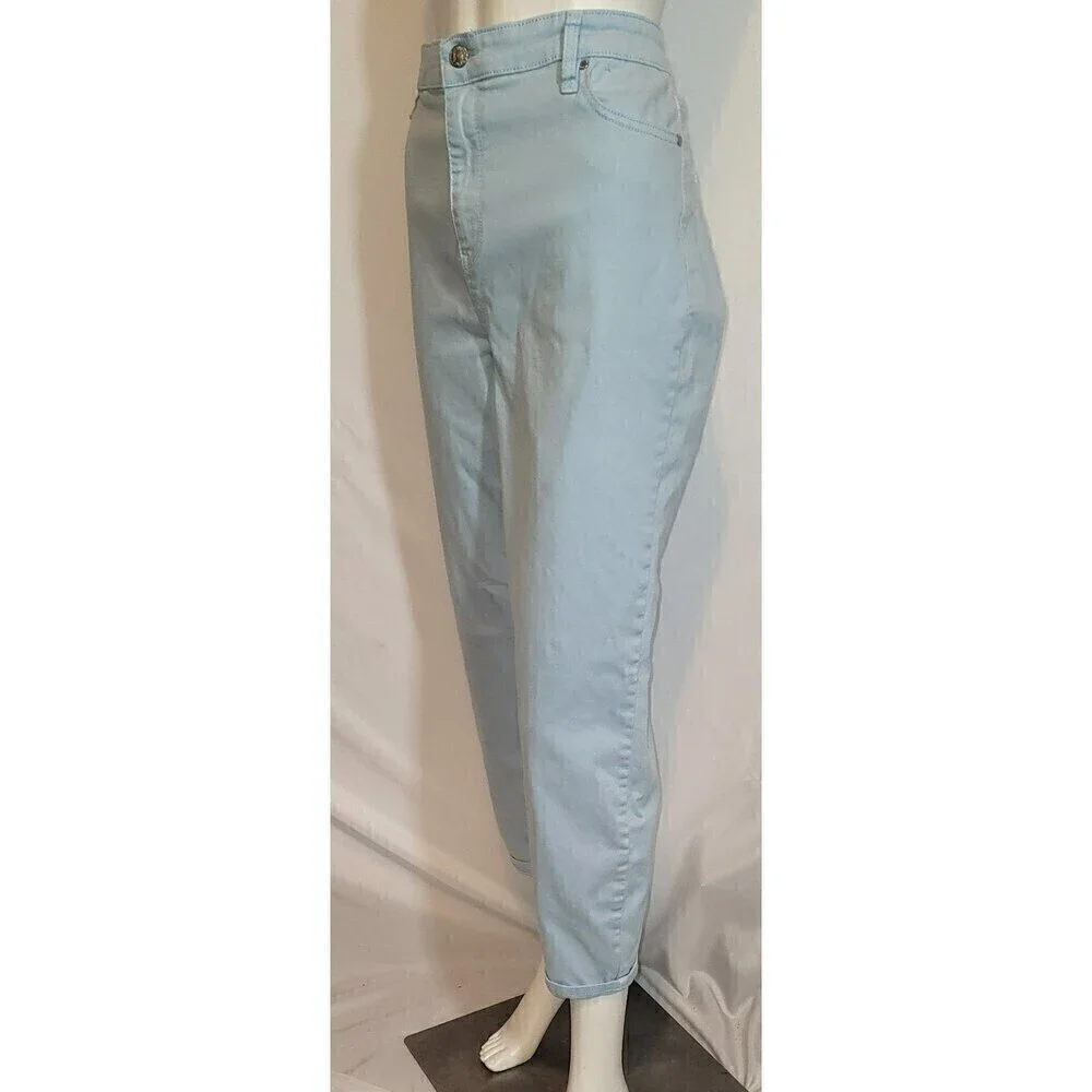 Buffalo David Bitton Jeans Fog Blue High Rise Havana Ankle Jeans - Size 16